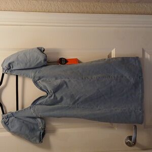 Cest Tu Women's Blue Mini Dress